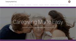 Desktop Screenshot of caregivingmadeeasy.com